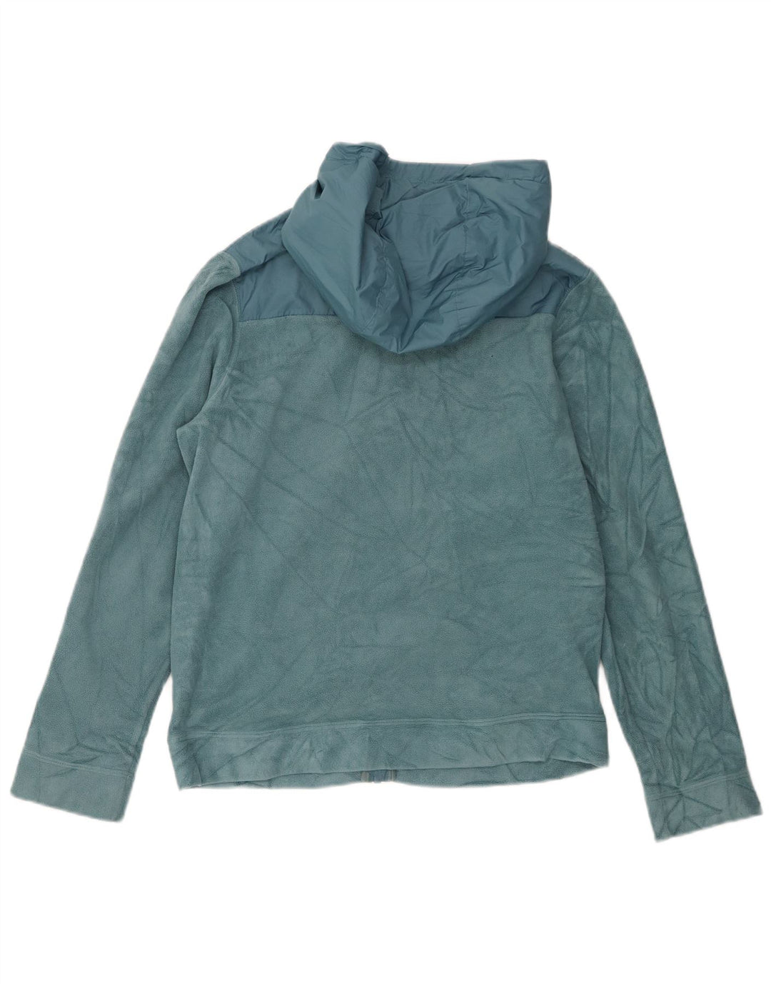 Jaqueta de lã com capuz feminina NIKE UK 18 XL azul poliéster