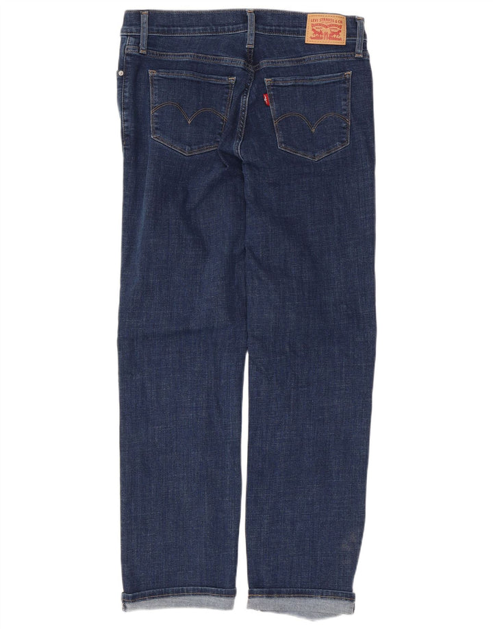 Calça jeans feminina Levi's 314 Shaping Straight W28 L27 azul algodão
