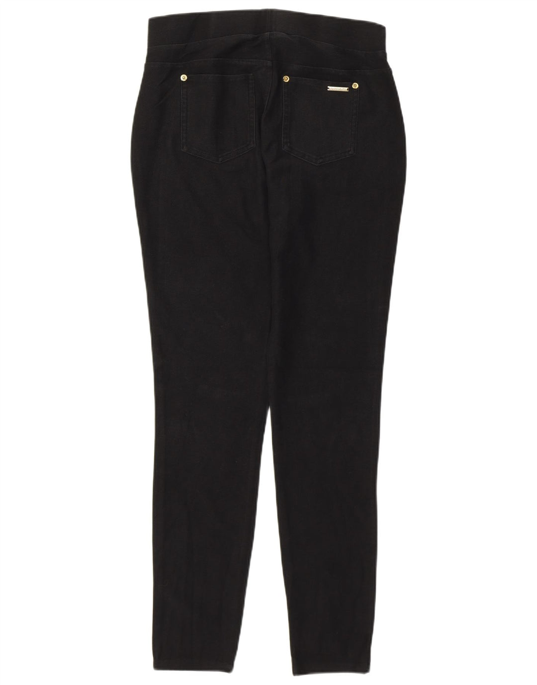 Leggings femininos Michael Kors UK 14 algodão preto médio