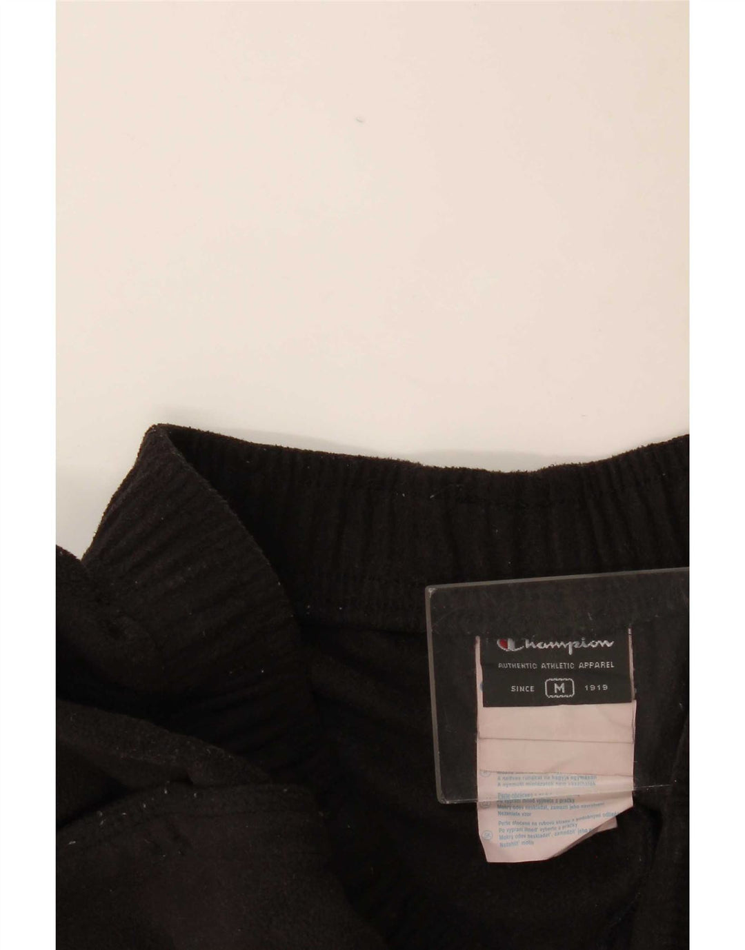 Calça esportiva masculina Champion Fleece médio preto poliéster