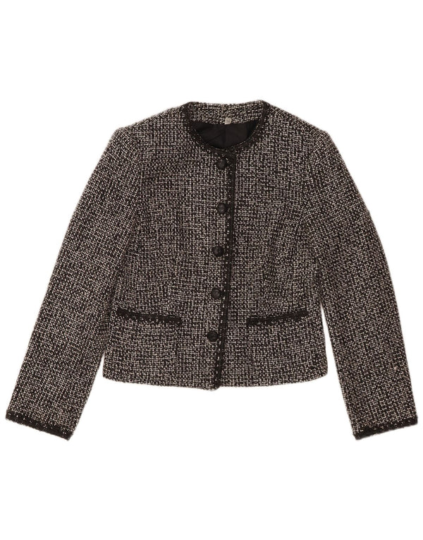 Jaqueta blazer feminina vintage de 5 botões IT 44 médio preto