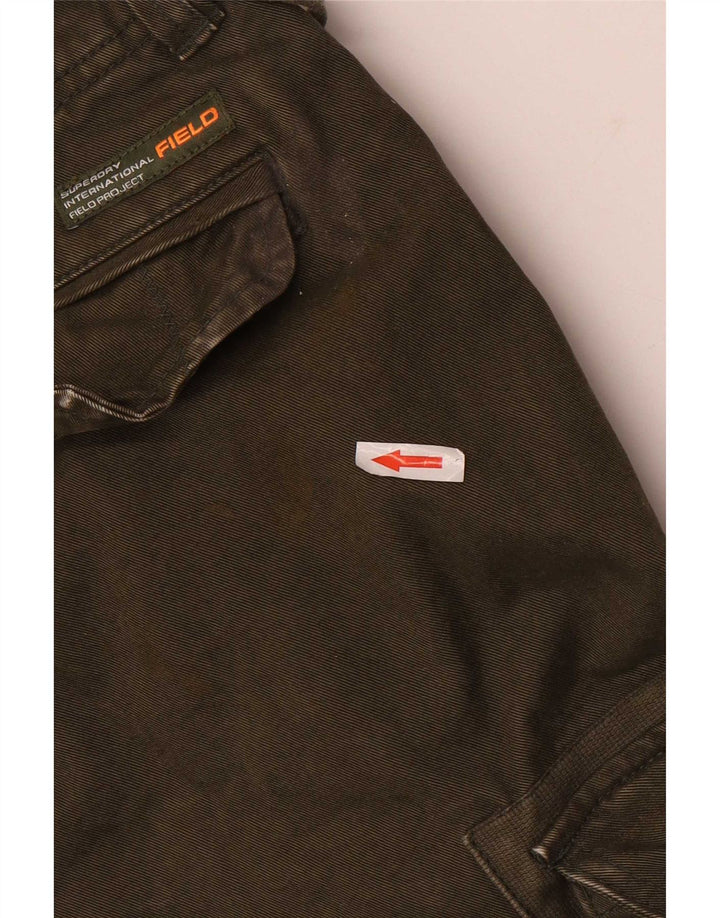 Shorts Cargo Masculino Superdry W32 Algodão Cáqui Médio