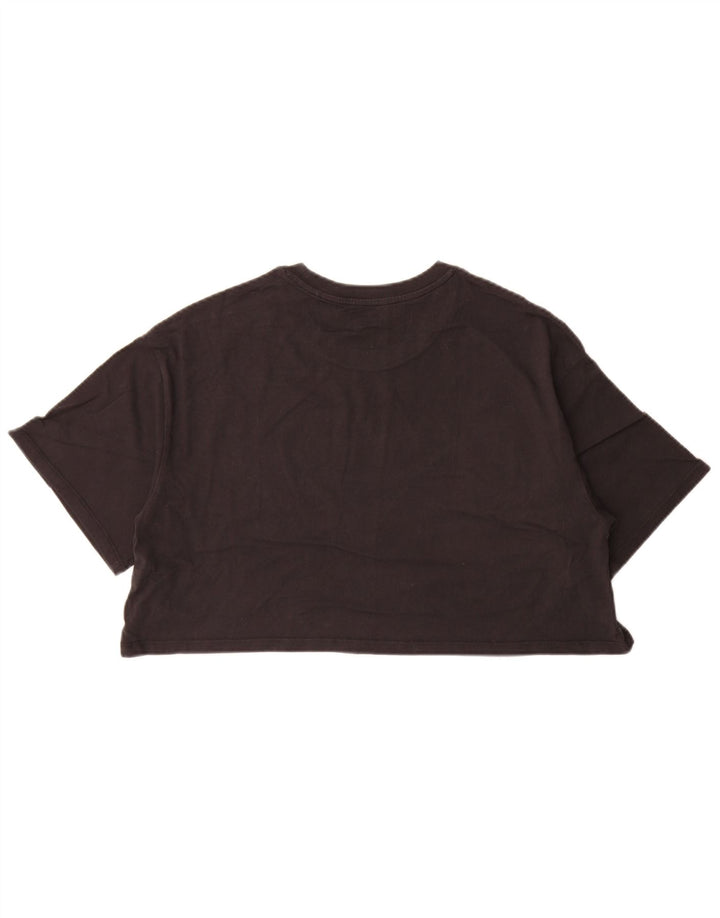 Camiseta feminina Levi's Crop Oversized Graphic UK 10 pequena preta
