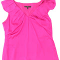 COAST Womens Sleeveless Blouse Top UK 16 Large Pink Polyester