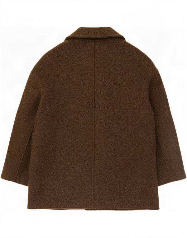 Sobretudo oversized feminino Fat Face UK 18 XL lã cáqui