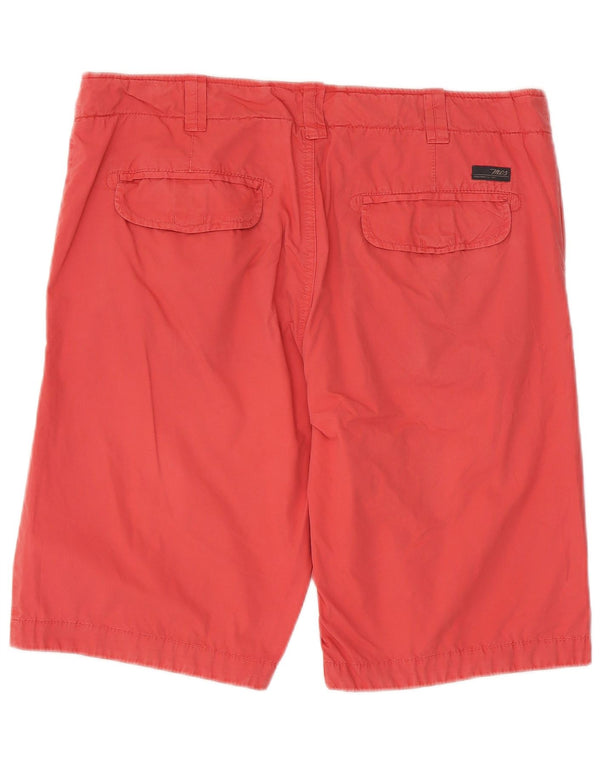 Marlboro Classics Mens Chino Shorts EU 54 2XL W42 Algodão Rosa