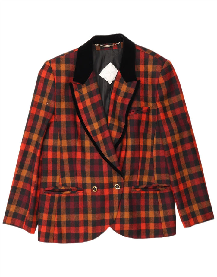 Jaqueta blazer feminina CLASSIC UK 16 grande guingão multicolorido