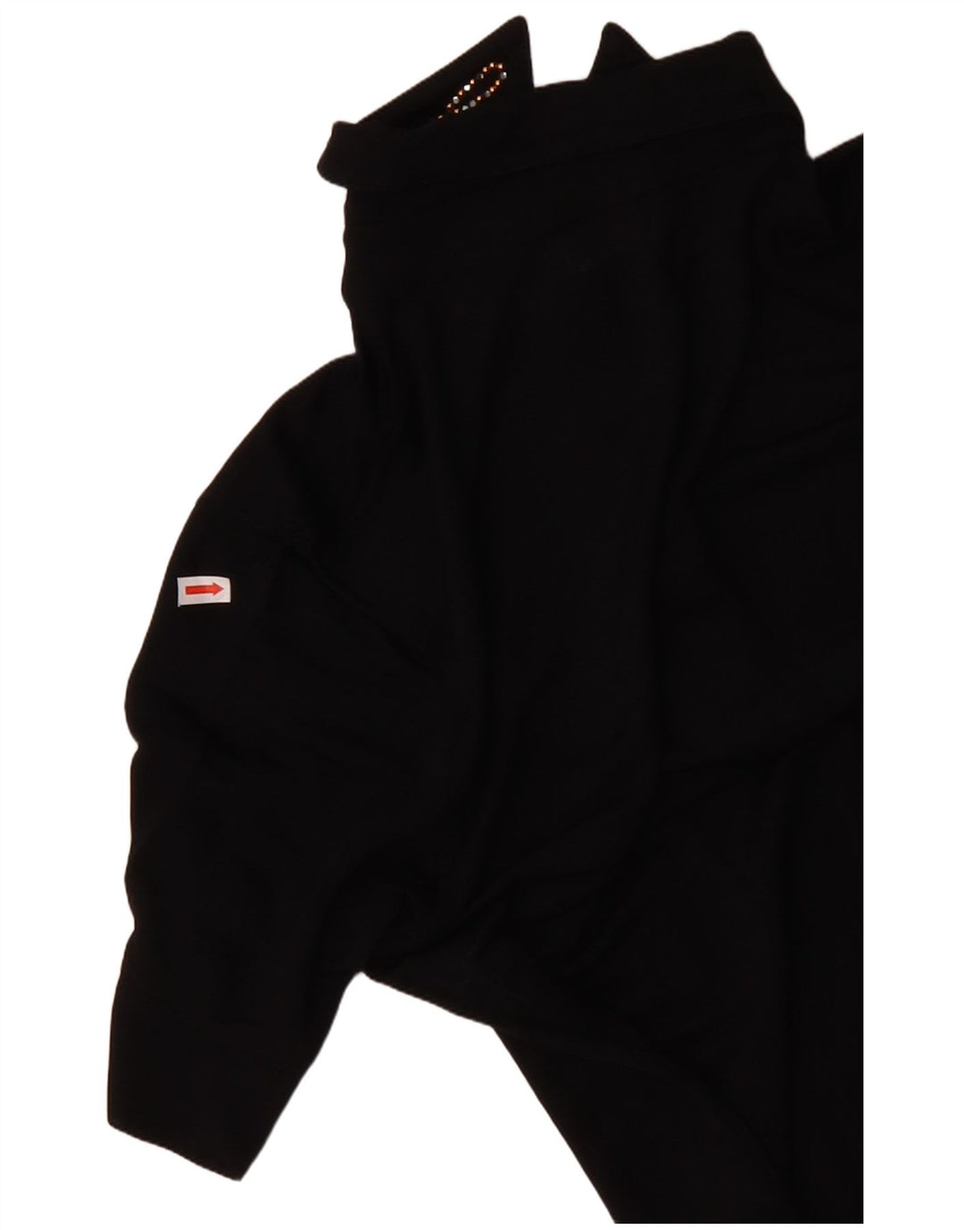 GATTINONI Womens Polo Shirt IT 48 XL Black Viscose