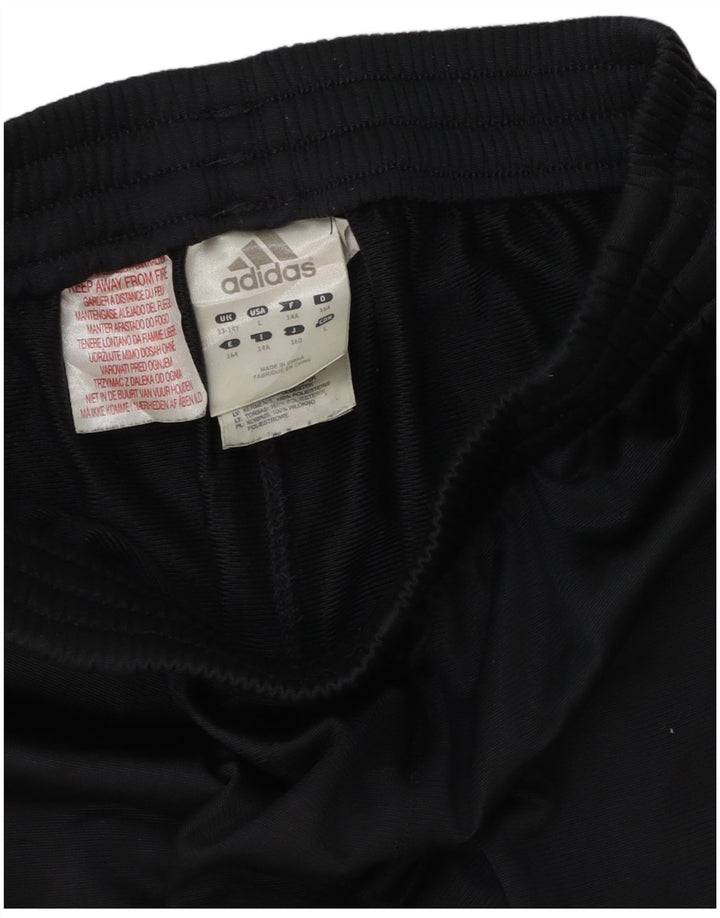 Calças de treino Adidas Meninos 13-14 Anos Preto Colorblock Poliéster