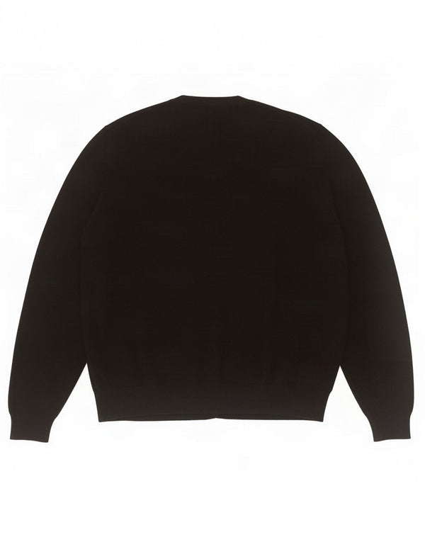 Suéter cardigã feminino Marks & Spencer UK 20 2XL viscose preta