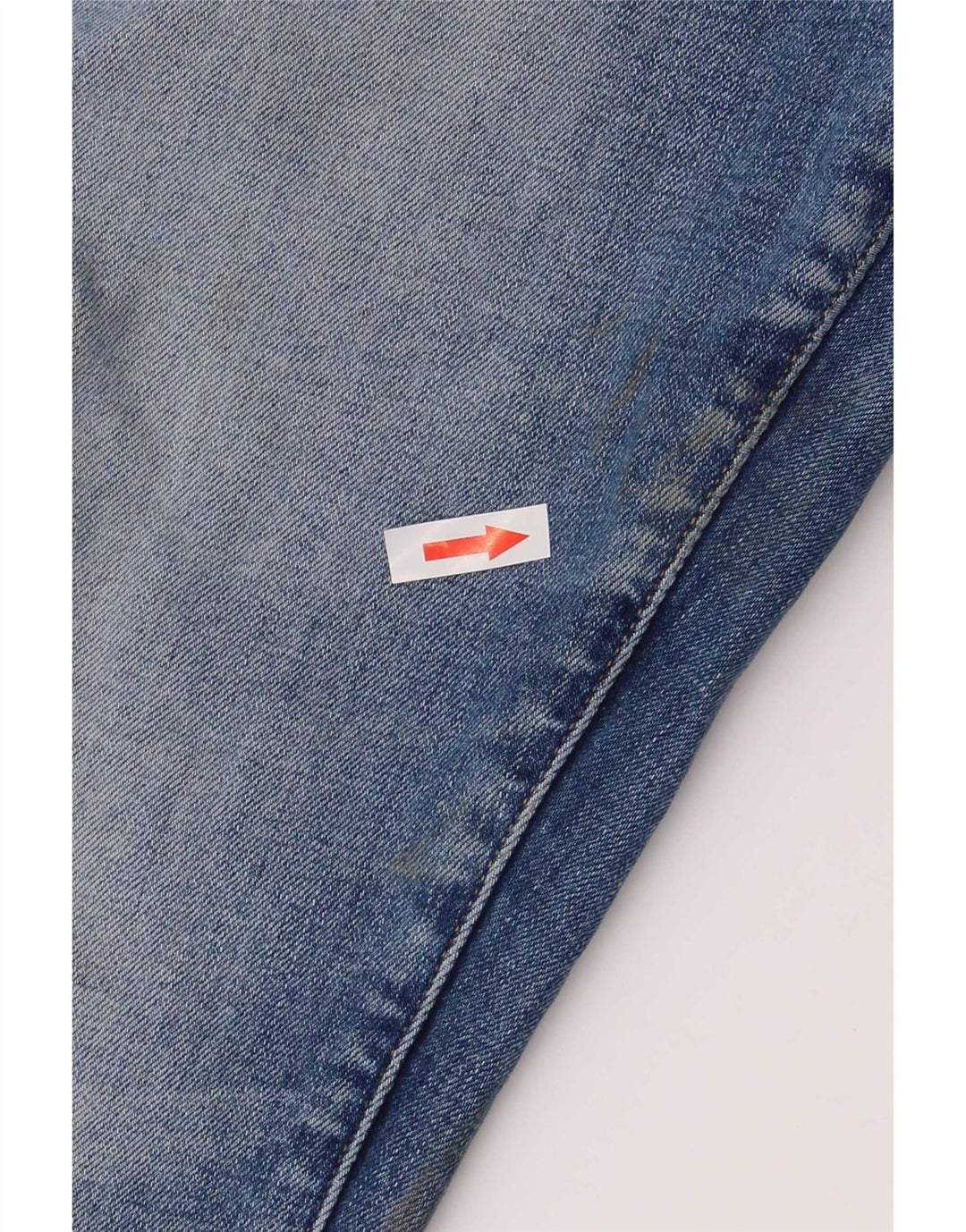 G-Star feminino Kate Straight Jeans W26 L26 algodão azul