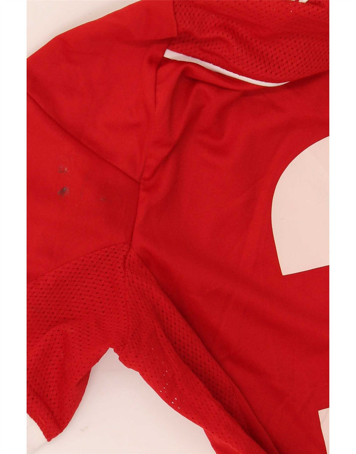 Camiseta Adidas Meninos Graphic Top 13-14 Anos XL Vermelho Poliéster