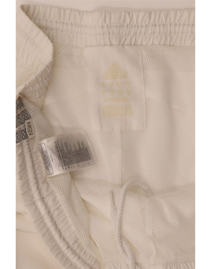 Adidas Mens Climalite Sport Shorts Grande Poliéster Branco