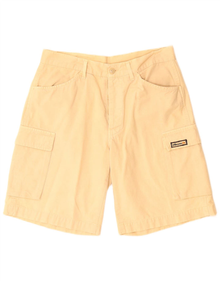 Shorts cargo masculino Ellesse W40 XL algodão bege