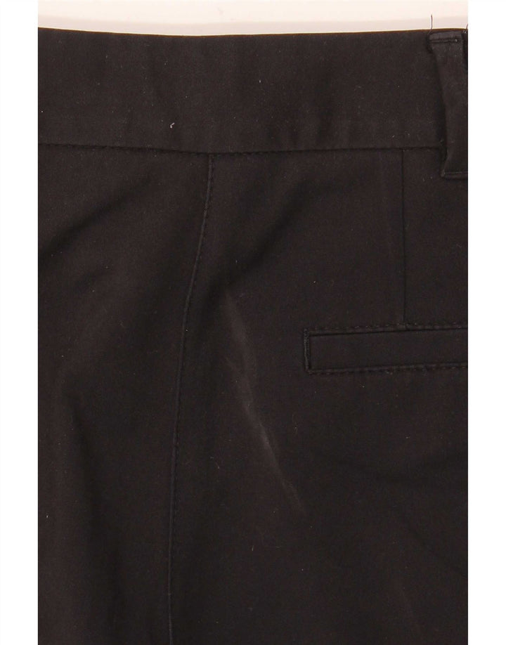 Calça casual feminina Marks & Spencer Bootcut Reino Unido 12 médio W32 L30 preta