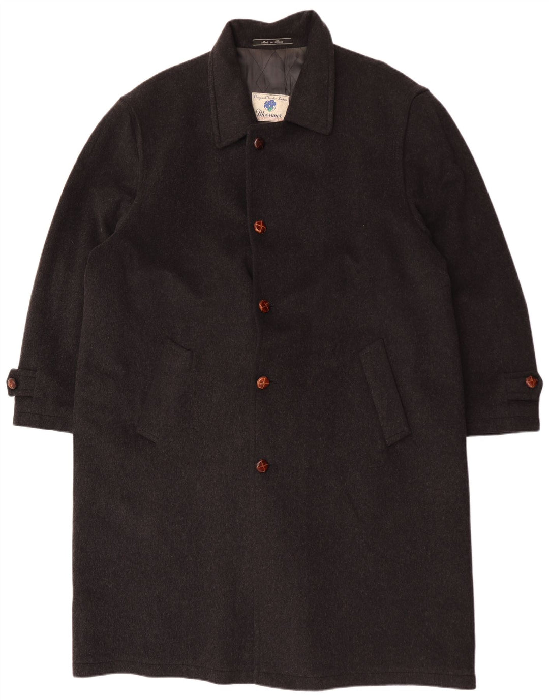 Sobretudo masculino Moessmer IT 56 3XL lã cinza
