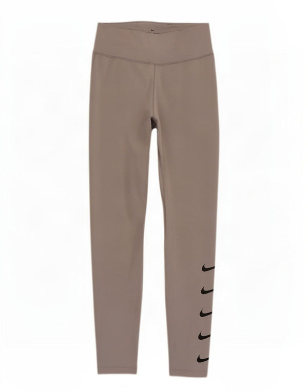 Leggings Nike Dri Fit Graphic UK 12 Médio Cinza Poliéster