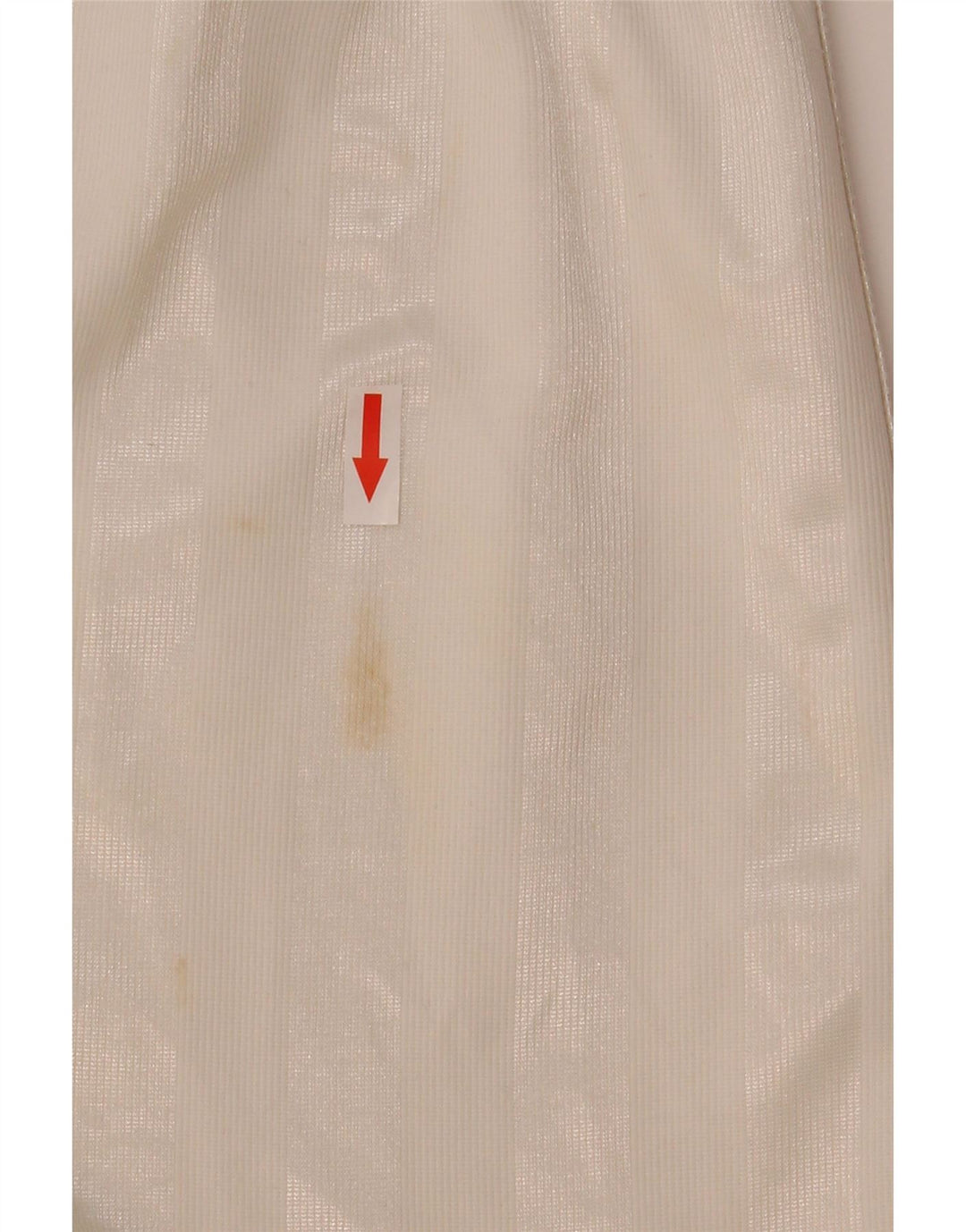 Nike Mens Sport Shorts Pequeno Poliéster Listrado Branco