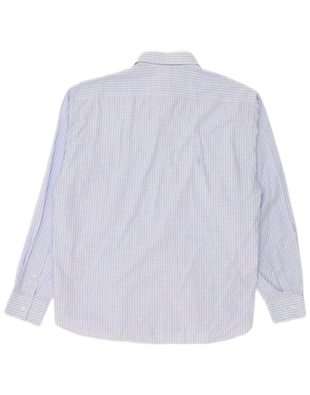 Camisa masculina Yves Saint Laurent 2XL algodão xadrez azul