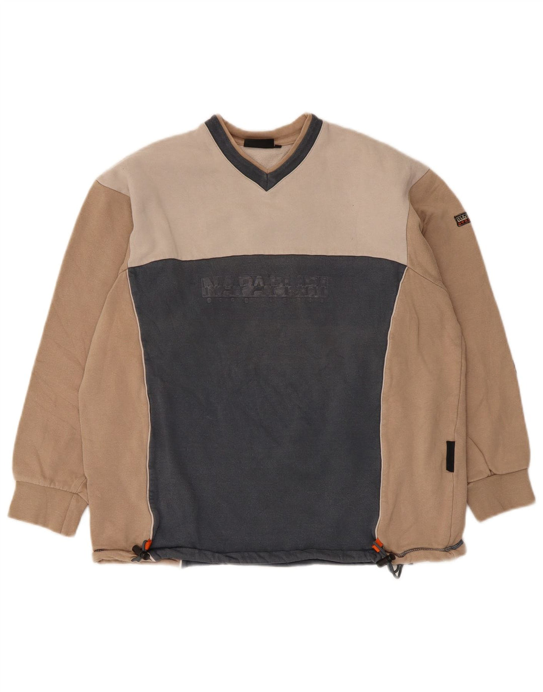 Moletom gráfico masculino Napapijri Jumper XS multicolorido Colourblock