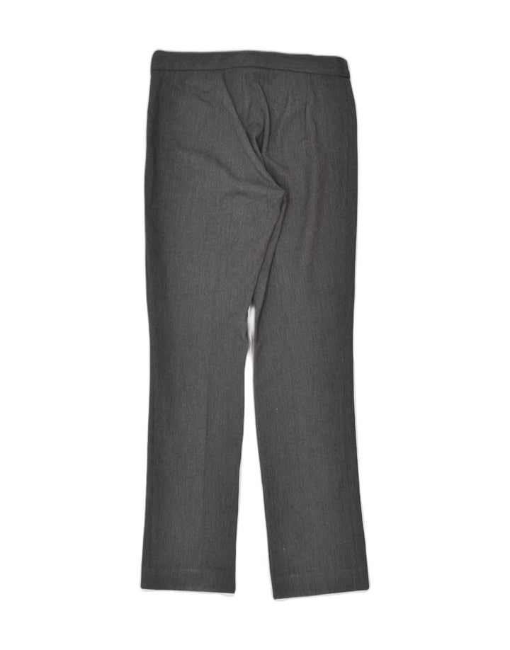 CONTE OF FLORENCE Womens Straight Trousers IT 44 Medium W30 L31 Grey | Vintage | Thrift | Second-Hand | Used Clothing | Messina Hembry 