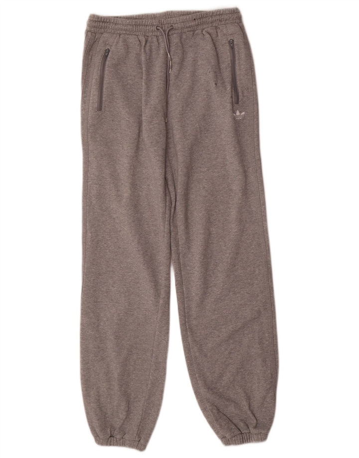 Adidas Mulheres Treino Calças Joggers EU 38 Médio Cinza Algodão