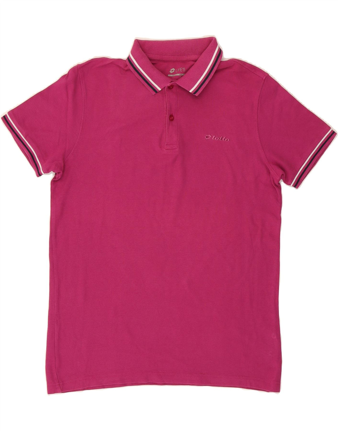 UMBRO Mens Polo Shirt Medium Pink Cotton Vintage Umbro and Second-Hand Umbro from Messina Hembry 