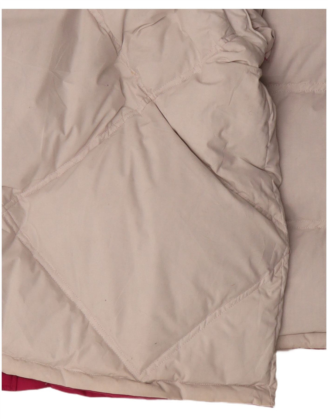 Jaqueta acolchoada reversível com capuz masculino Diadora UK 40 grande poliéster rosa