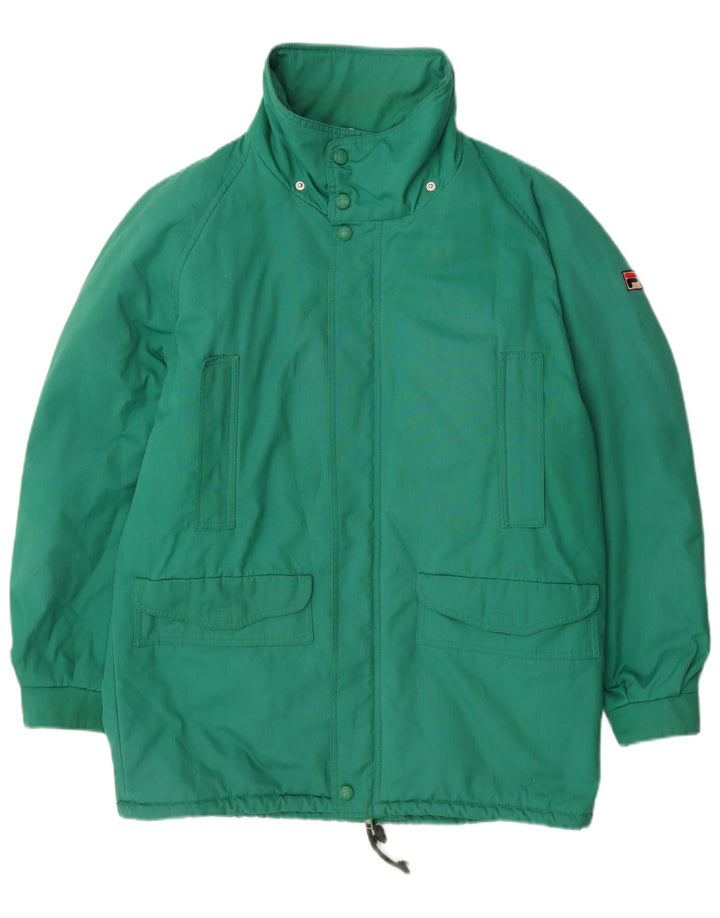 Jaqueta de esqui masculina Fila IT 50 poliéster verde médio