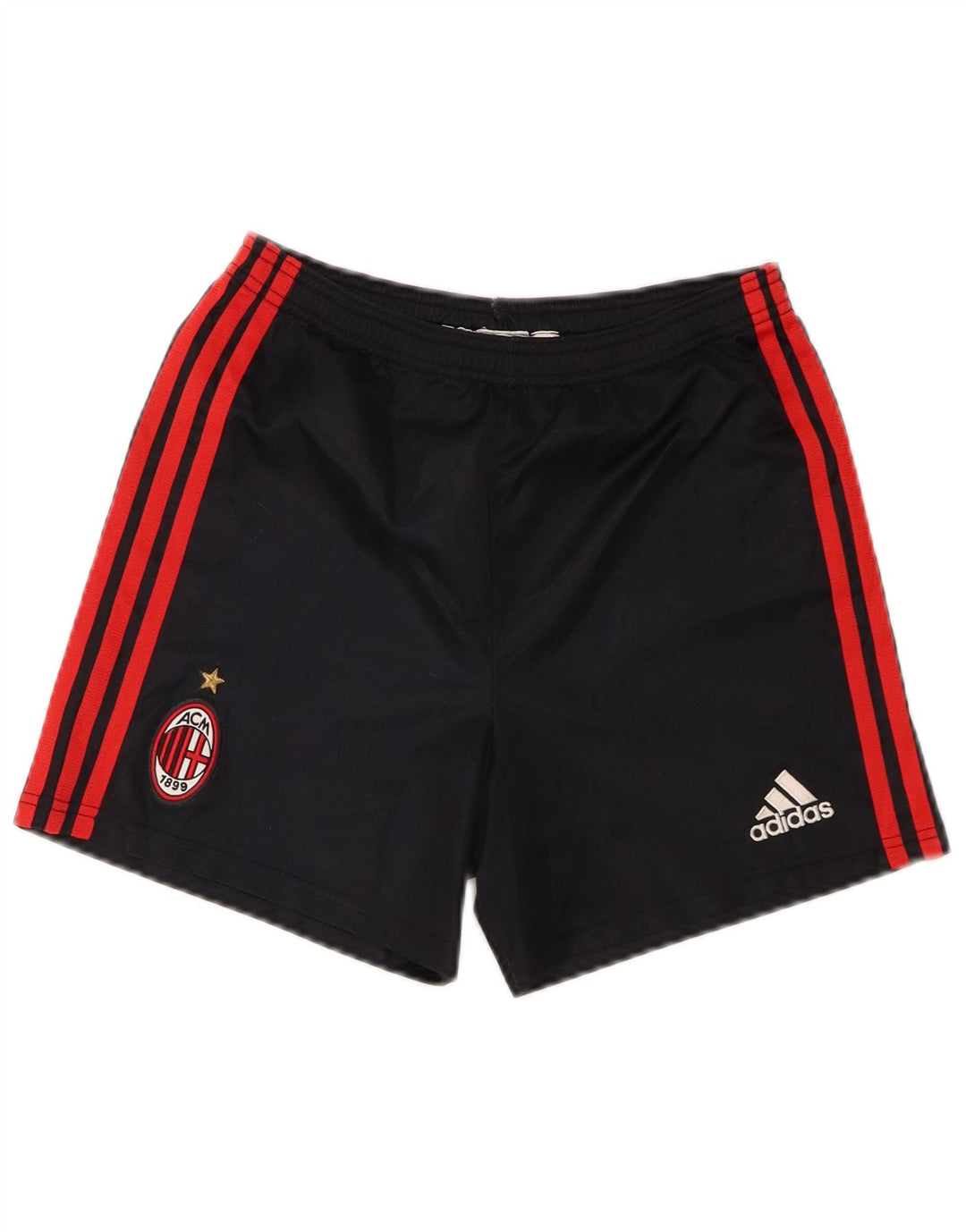 ADIDAS Boys AC Milan Sport Shorts 13-14 Years  Black Polyester