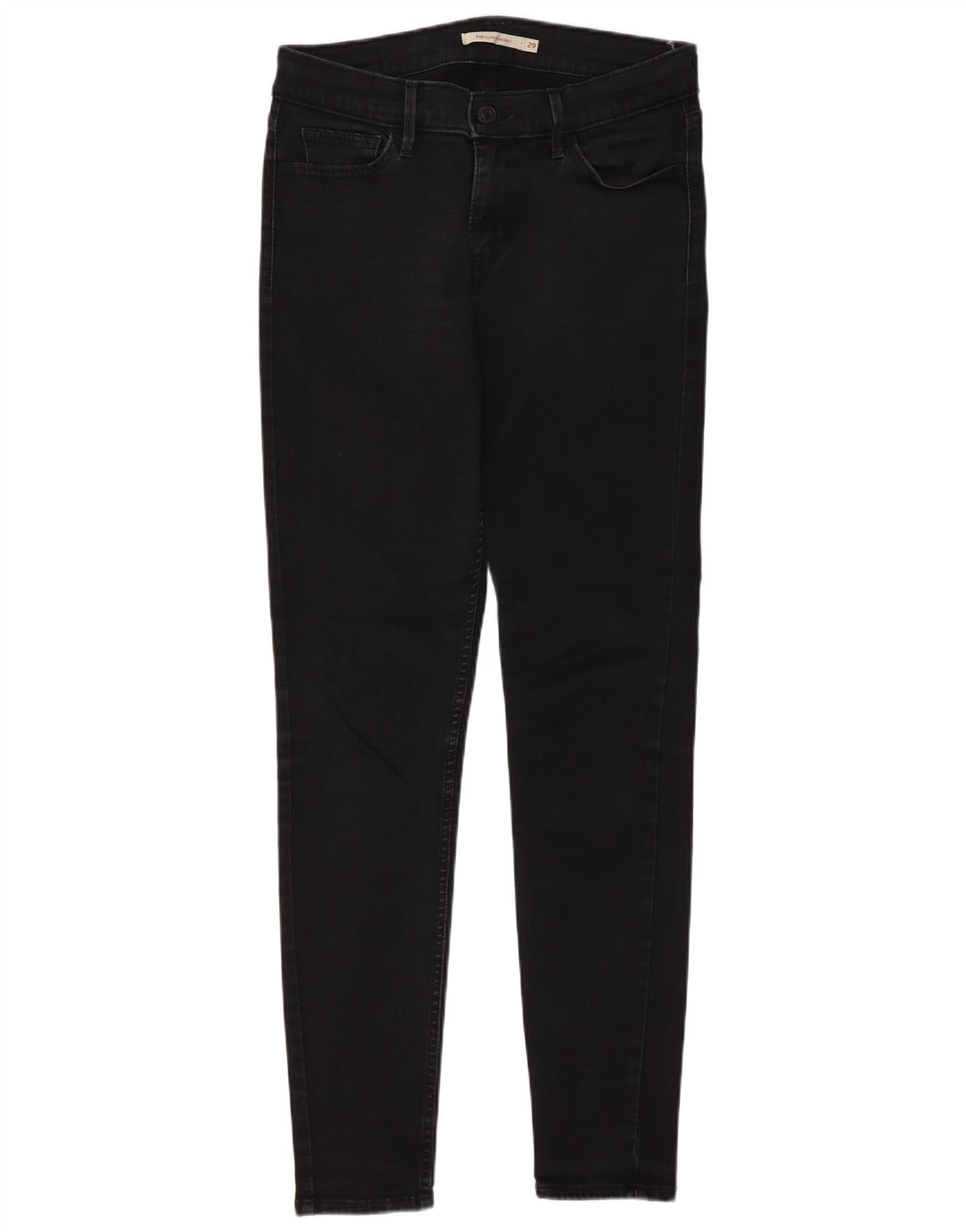 Calça jeans feminina Levi's 710 Super Skinny W29 L28 preta