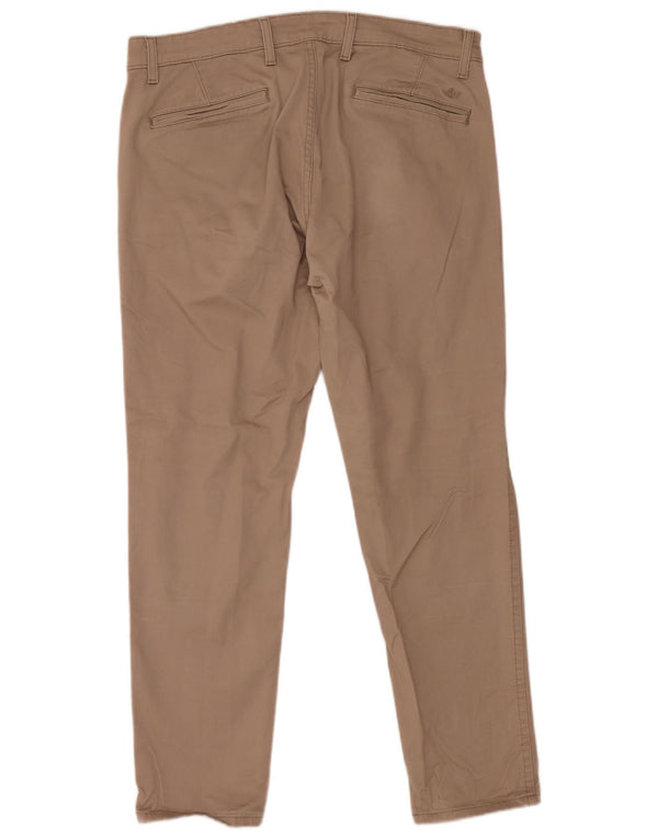 Calça Dockers Mens Slim Chino W36 L30 Algodão Bege