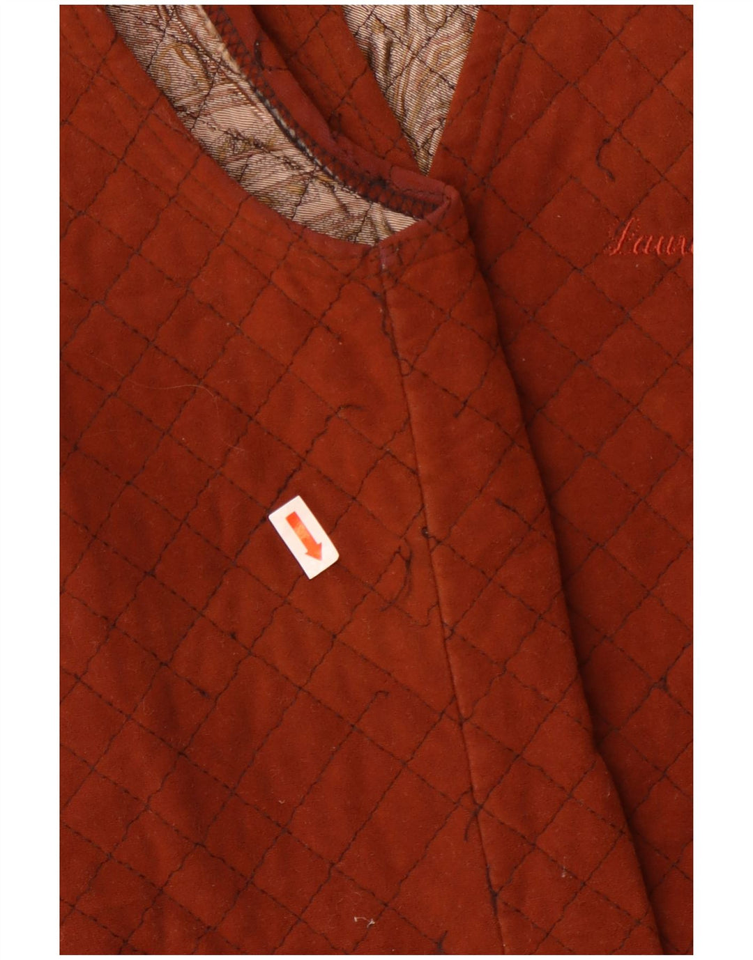 Colete Vintage Masculino Pequeno Marrom