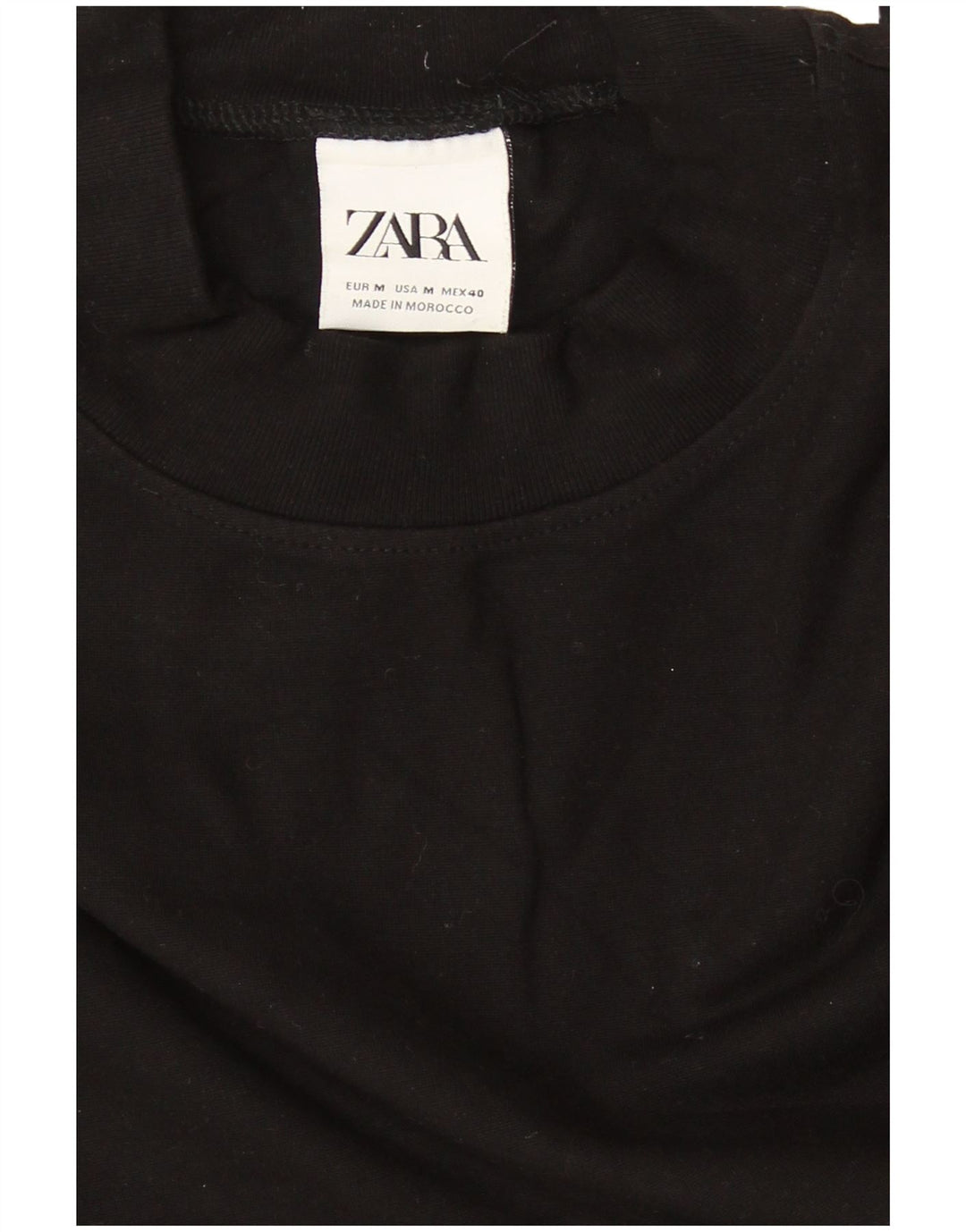 Zara moletom feminino jumper UK 14 médio preto