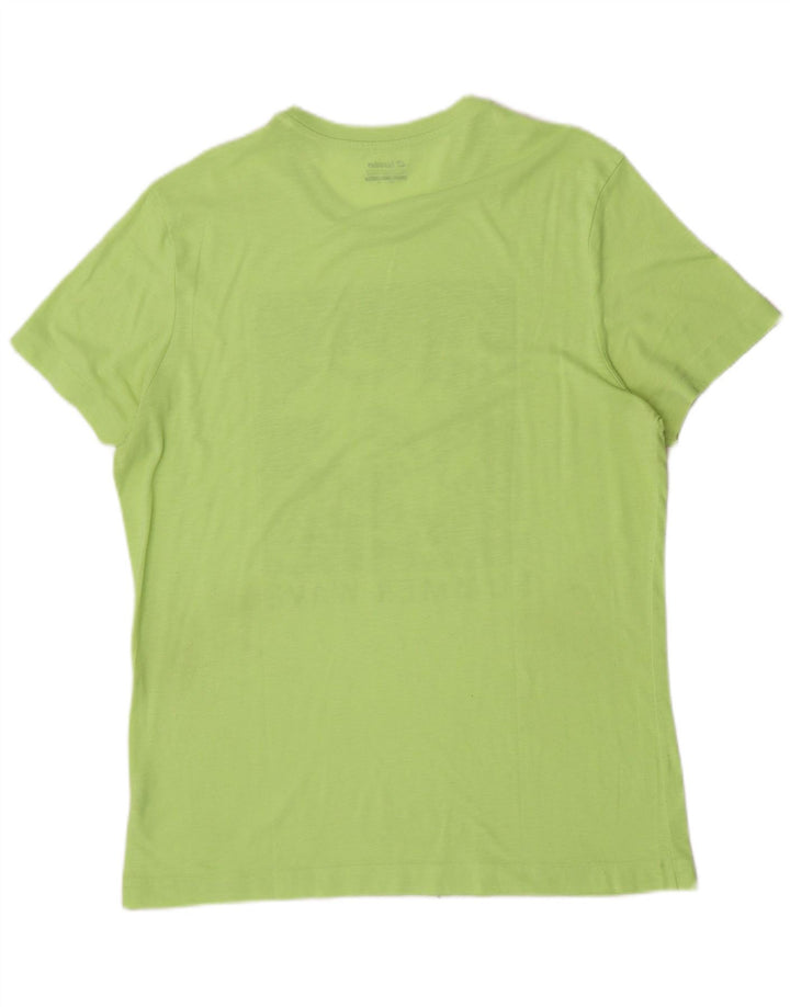 Camiseta gráfica masculina Lotto Top XL poliéster verde