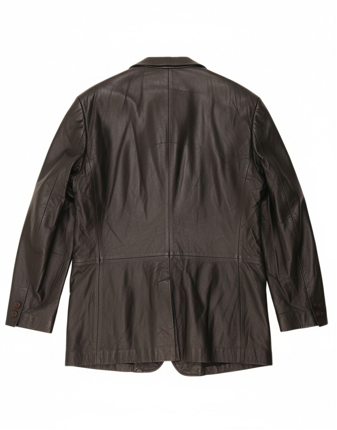 Casaco de couro masculino CONBIPEL UK 40 grande couro preto