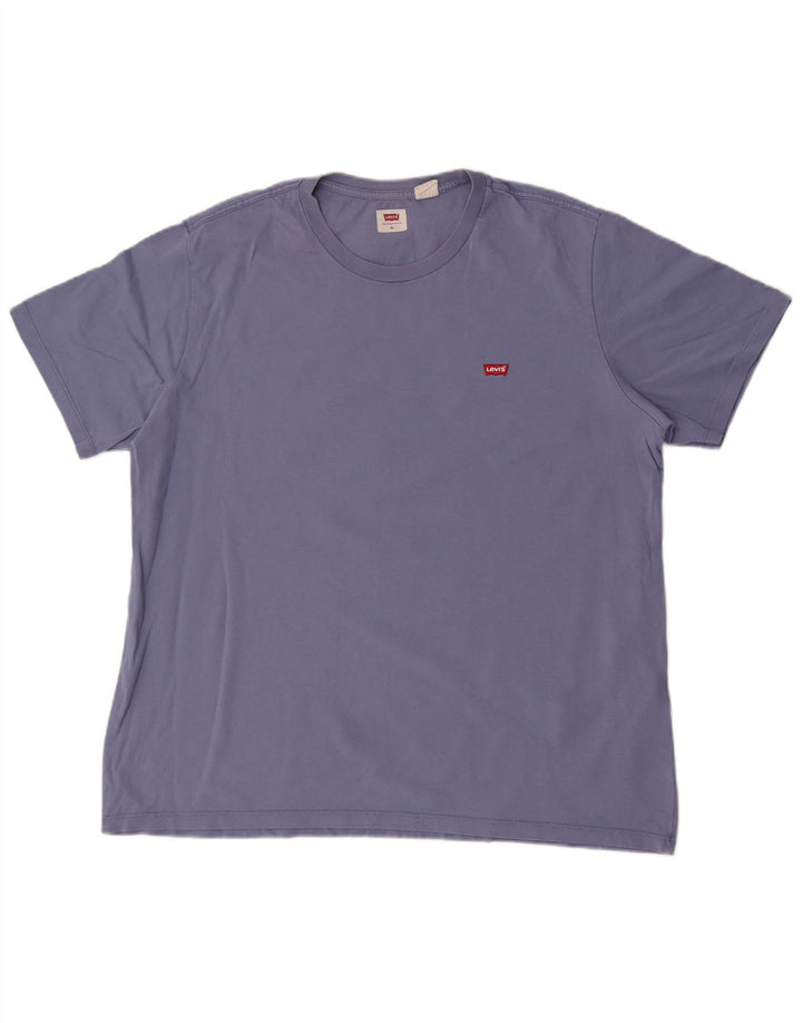 Camiseta masculina Levi's Top XL algodão azul