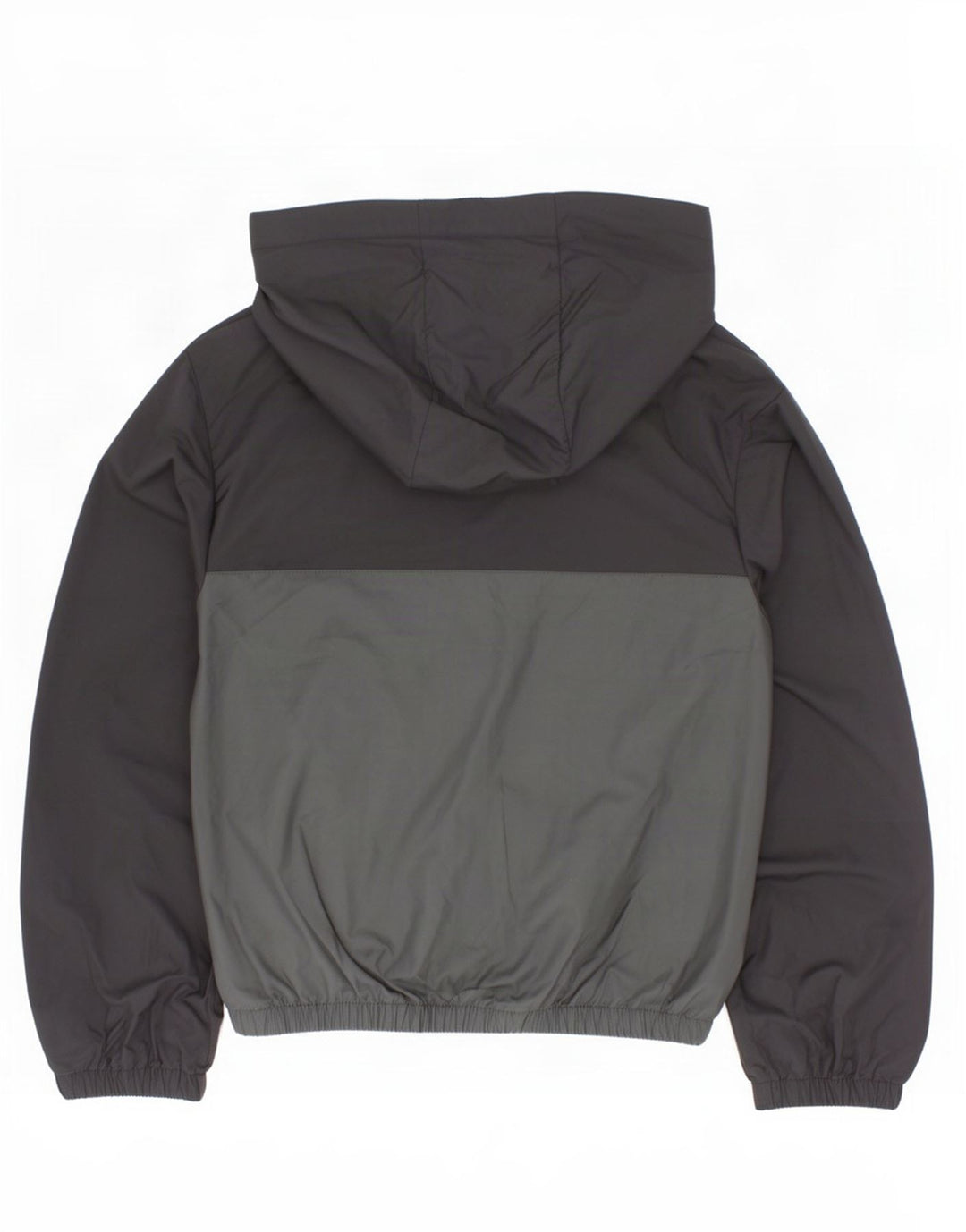 Adidas meninos pulôver com capuz jaqueta de chuva 7-8 anos preto colorblock