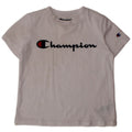 Camiseta gráfica CHAMPION Boys 4-5 anos algodão branco