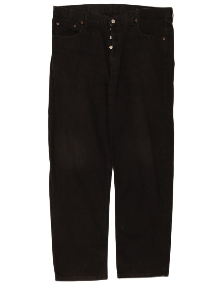 Rifle Masculino Jeans Reto W40 L31 Algodão Preto