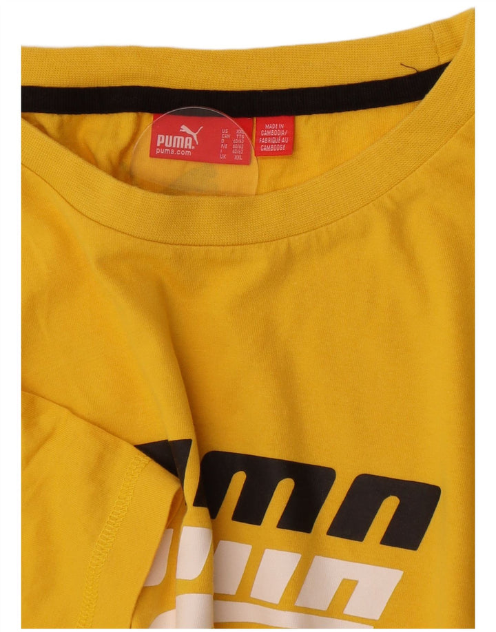 Puma Camiseta Masculina Graphic Top 2XL Amarelo