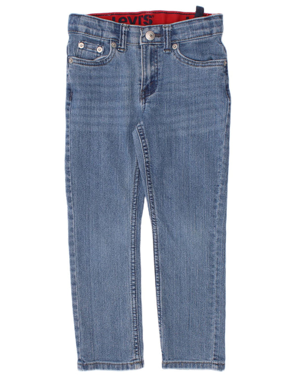 Jeans Levi's Boys 511 Slim 4-5 Anos W22 L18 Azul Algodão