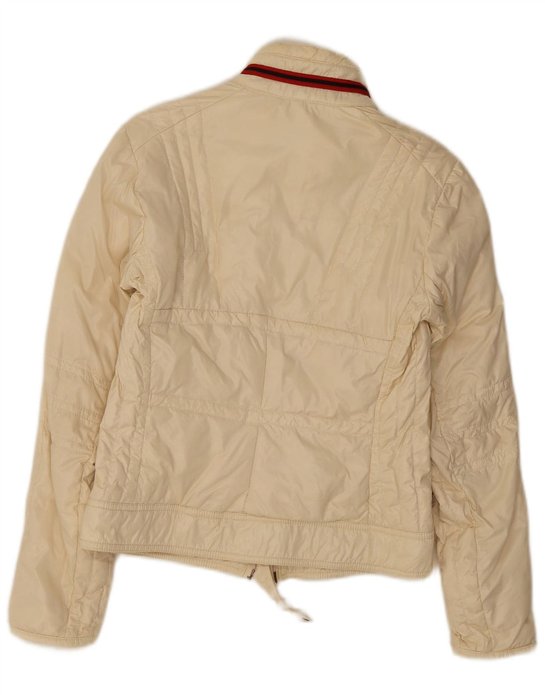 Jaqueta bomber feminina Moncler tamanho 1 pequena poliamida esbranquiçada