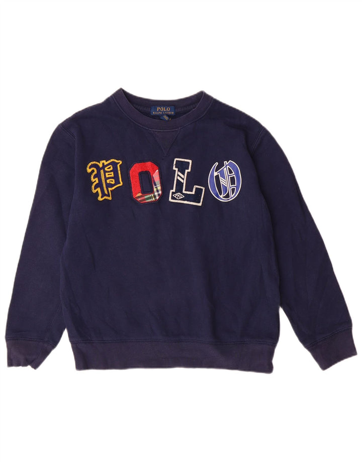 Polo Ralph Lauren Menino Suéter Suéter 10-11 Anos Médio Azul Marinho