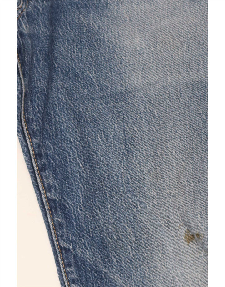 Levi's Masculino 501 Straight Jeans W31 L32 Azul Algodão
