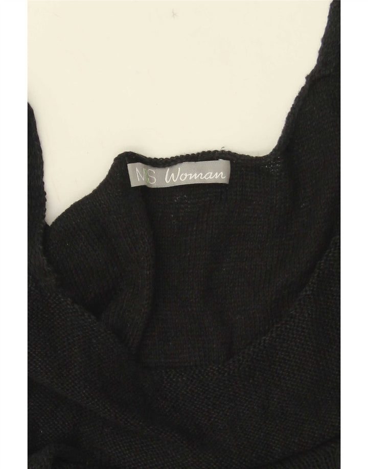Colete feminino Marks & Spencer UK 10 pequeno preto