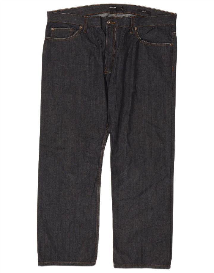 Jeans retos masculinos Marks & Spencer W40 L29 algodão azul marinho