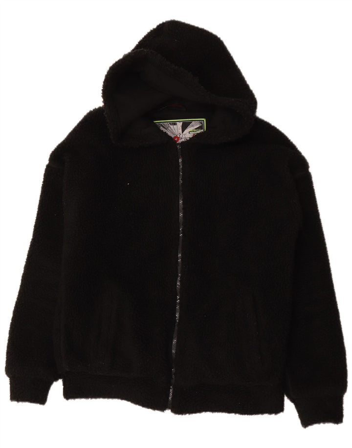 Jaqueta de lã com capuz masculina Mistral UK 38 poliéster preto médio