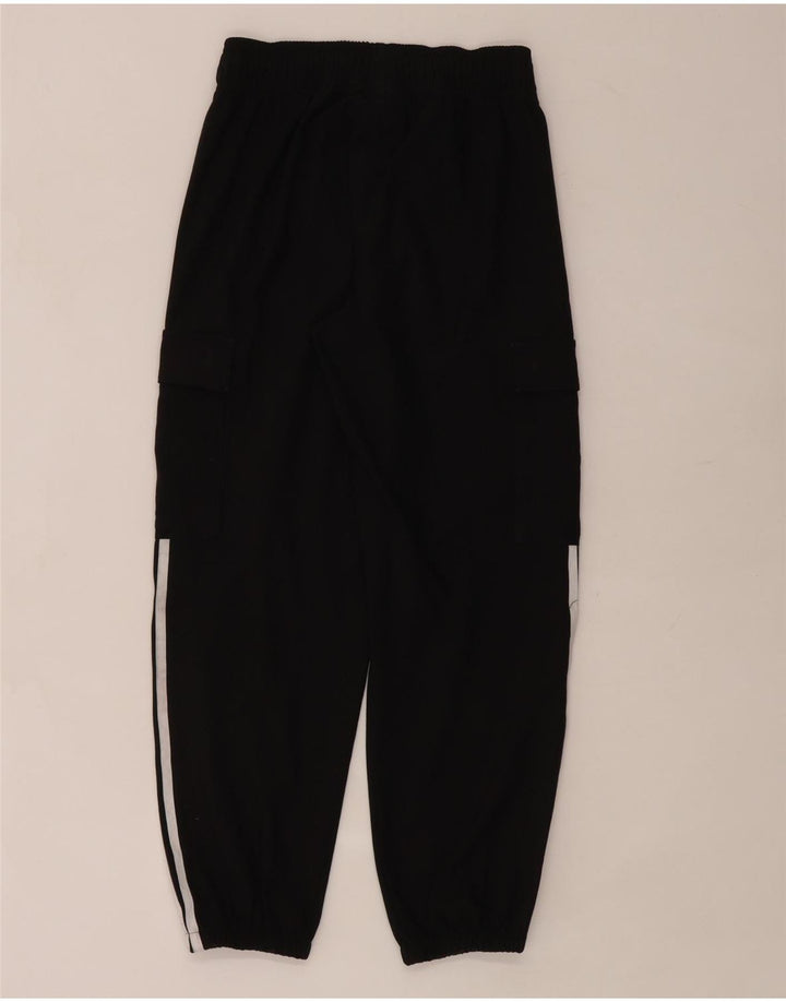 Adidas Meninos Cargo Calças de treino Joggers 11-12 anos Preto Poliéster