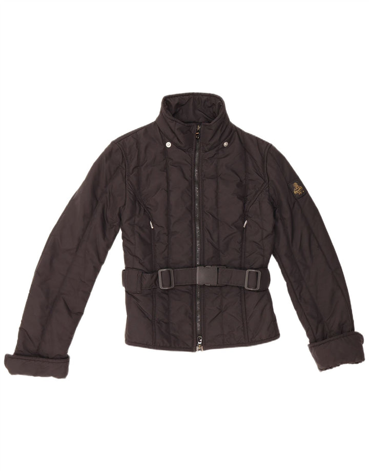 Jaqueta feminina Refrigiwear Cruz acolchoada UK 6 XS preta poliamida